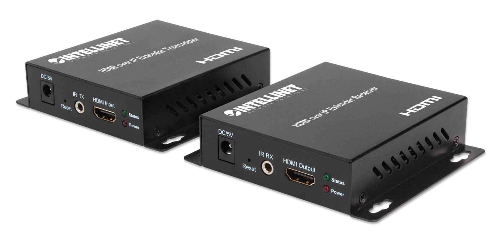 Intellinet Kit Extensor HDMI sobre IP, TX y RX (208284)