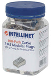 Plugs Modulares RJ45 Cat5e, Pack con 100 piezas Packaging Image 2