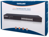 SWITCH POE FAST ETHERNET 30W 16 PUERTOS RJ45 POE+ Packaging Image 2