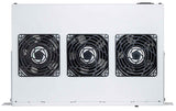 19in. VENTILATION PANEL 3 fans, Electrostatic Powder Paint Image 7