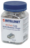 Plugs Modulares RJ45 Cat6, Pack con 80 piezas Packaging Image 2