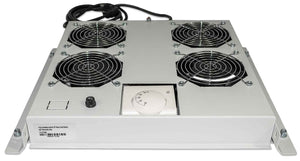 LOW NOISE ROOF FAN TRAY for Floor Standing Cabinet with 4 fans-Silver frame Image 1