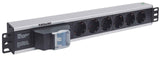 Barra multicontactos de 6 salidas para montaje en 1.5 U de rack de 19" - Enchufes Tipo Alemán  Image 2