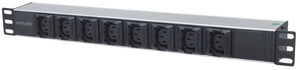 Barra multicontactos PDU con 8 salidas C13 anti-desconexión para rack de 19" Image 1