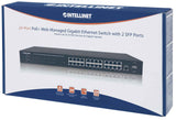 Switch Administrable por Web Gigabit Ethernet de 24 puertos PoE+ y 2 puertos SFP Packaging Image 2
