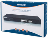 Switch PoE+ de 16 puertos Fast Ethernet Packaging Image 2