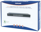 Switch de 24 puertos Gigabit Ethernet PoE+ con enlace a 10 GbE Packaging Image 2